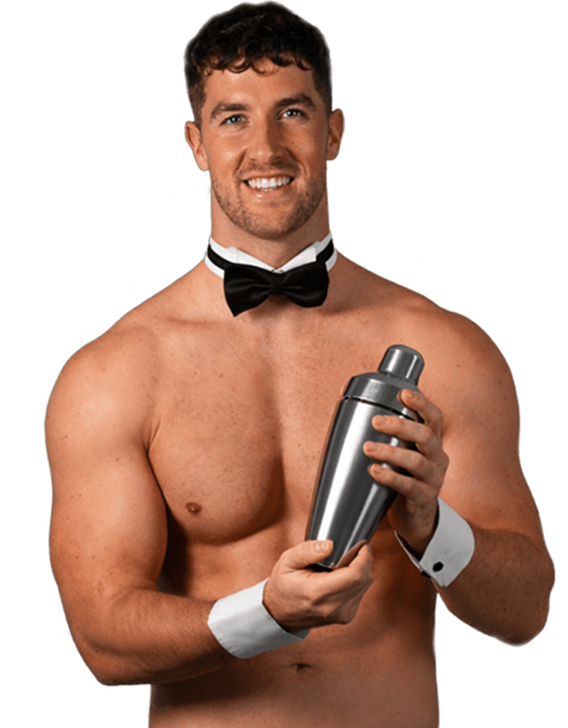 Larry with the cocktails